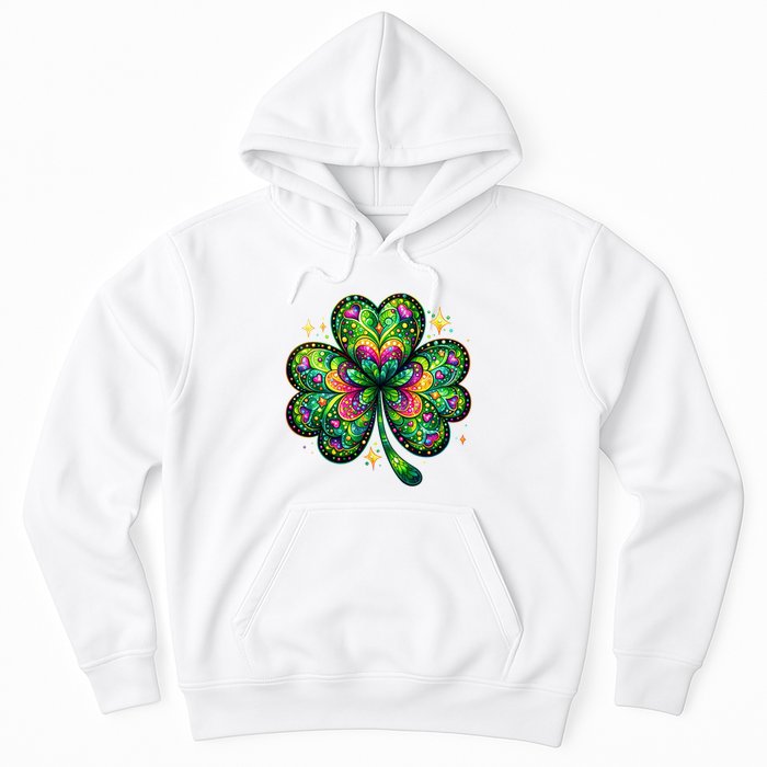 St Patricks Day Shamrock Irish Clover Hoodie