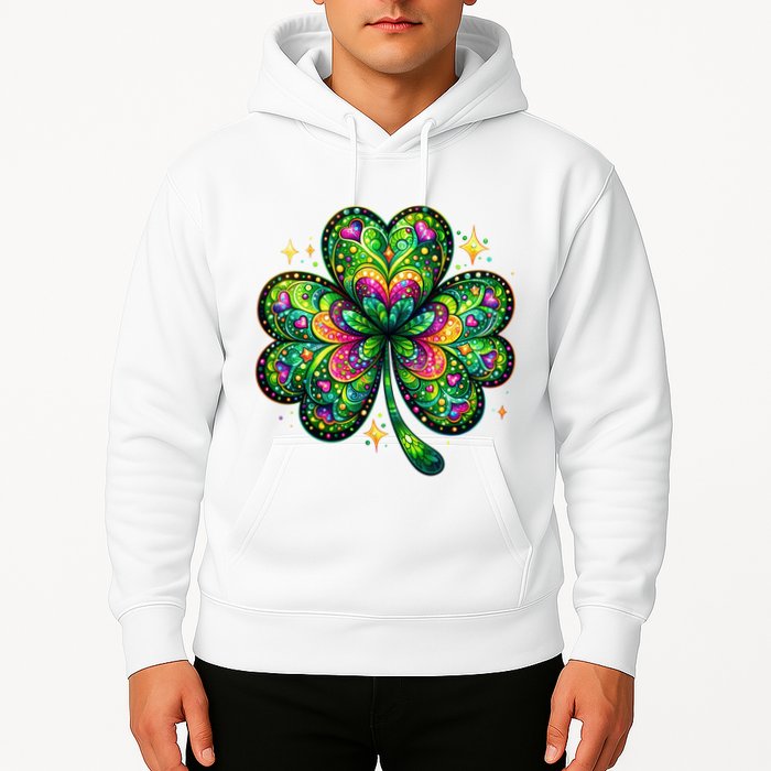 St Patricks Day Shamrock Irish Clover Hoodie