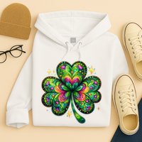 St Patricks Day Shamrock Irish Clover Hoodie