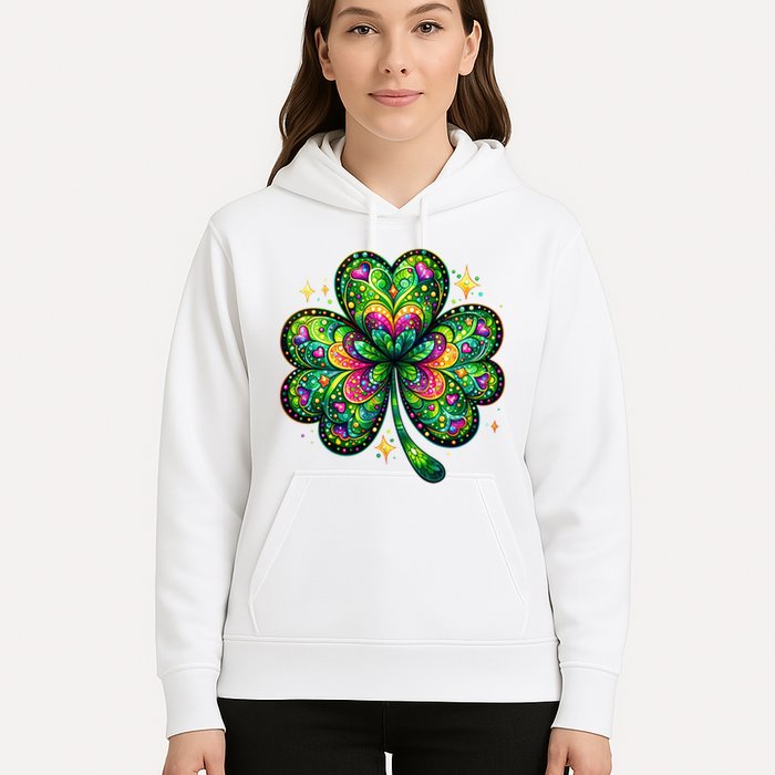 St Patricks Day Shamrock Irish Clover Hoodie