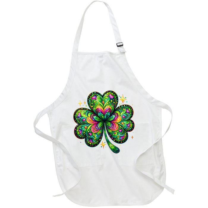 St Patricks Day Shamrock Irish Clover Apron