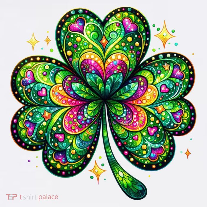 St Patricks Day Shamrock Irish Clover Tall T-Shirt