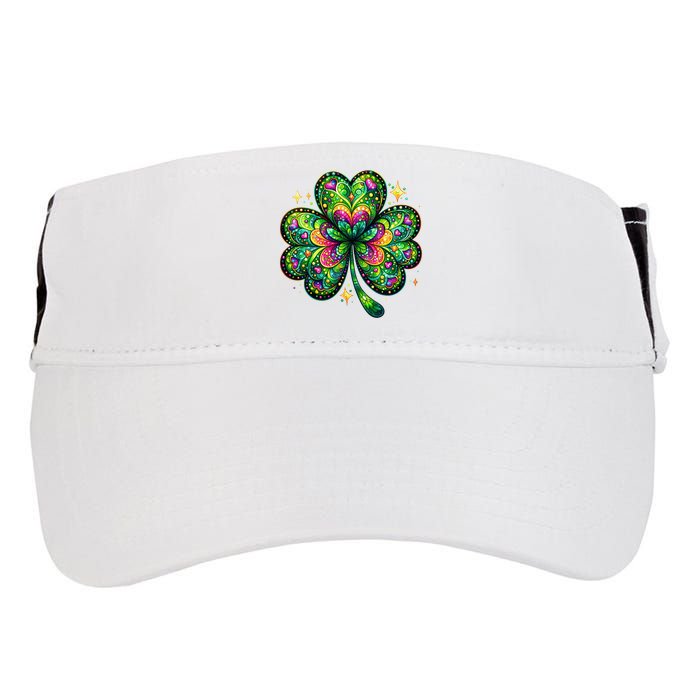 St Patricks Day Shamrock Irish Clover Adult Drive Performance Visor