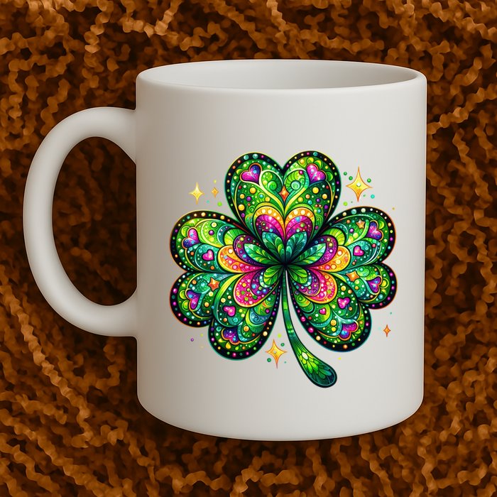 St Patricks Day Shamrock Irish Clover Mug