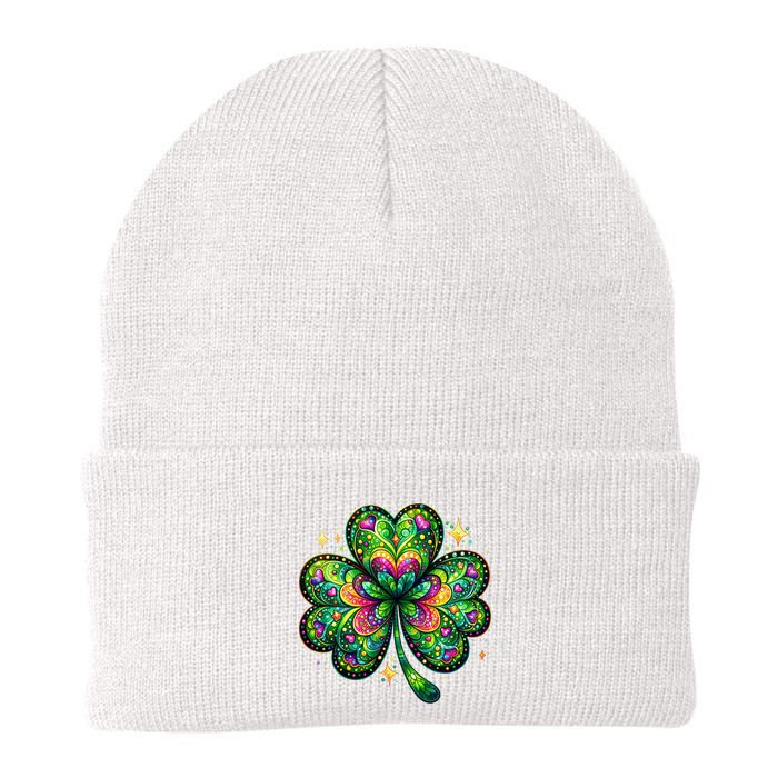 St Patricks Day Shamrock Irish Clover Beanie