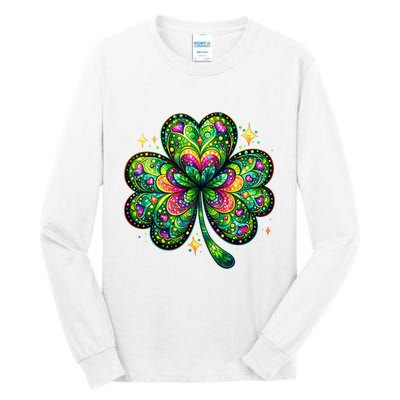 St Patricks Day Shamrock Irish Clover Tall Long Sleeve T-Shirt
