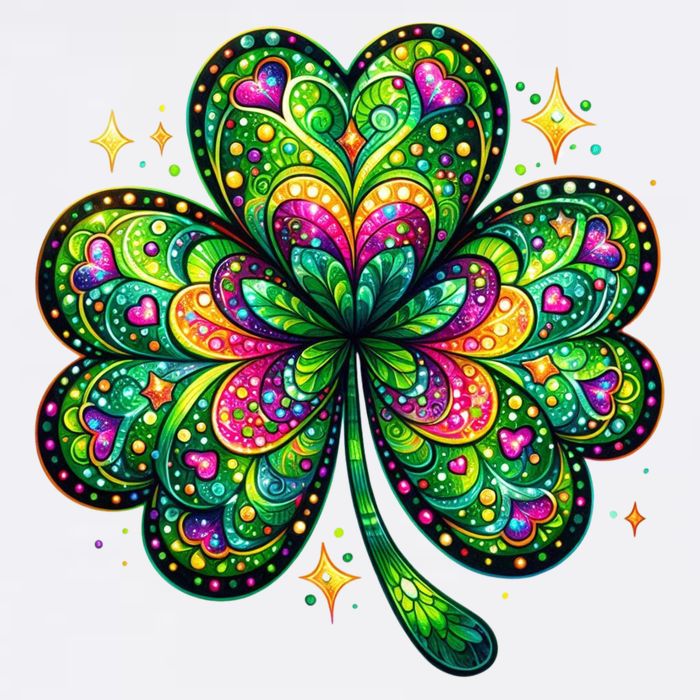 St Patricks Day Shamrock Irish Clover Mousepad