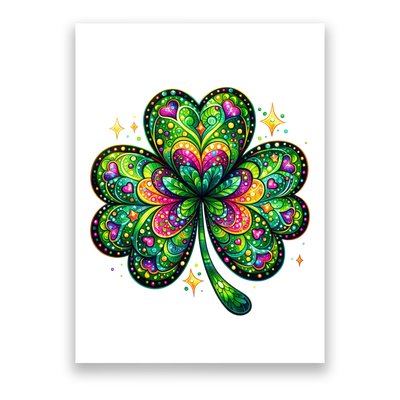 St Patricks Day Shamrock Irish Clover Poster