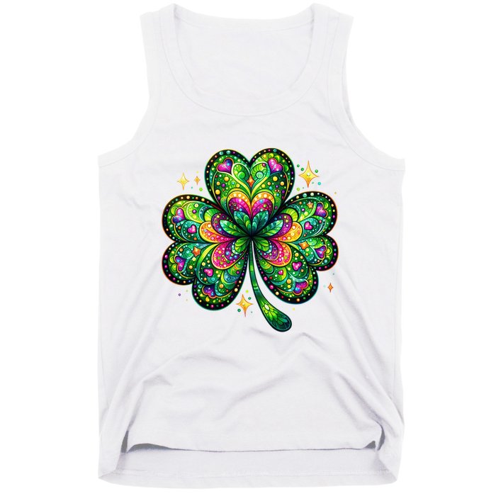 St Patricks Day Shamrock Irish Clover Tank Top
