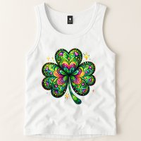 St Patricks Day Shamrock Irish Clover Tank Top