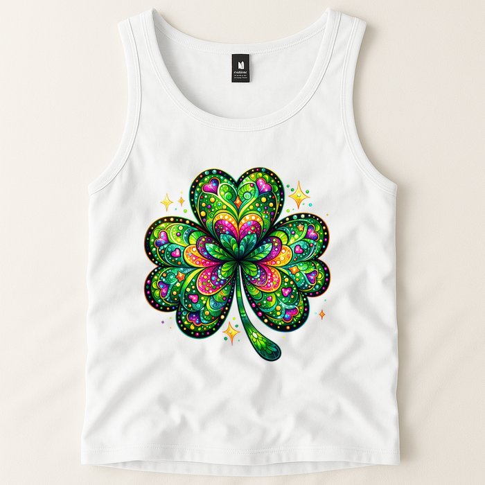 St Patricks Day Shamrock Irish Clover Tank Top