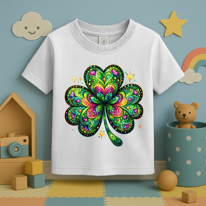 St Patricks Day Shamrock Irish Clover Toddler T-Shirt
