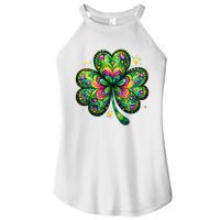 St Patricks Day Shamrock Irish Clover Women's Perfect Tri Rocker Tank