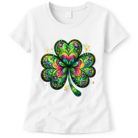 St Patricks Day Shamrock Irish Clover Womens T-Shirt