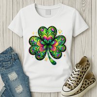 St Patricks Day Shamrock Irish Clover Womens T-Shirt