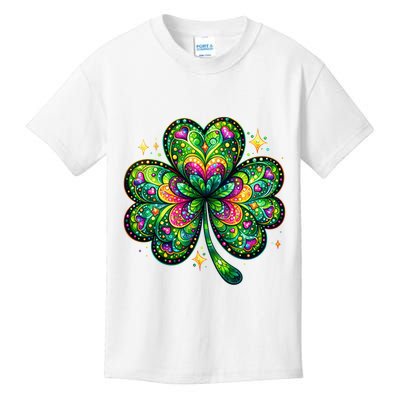 St Patricks Day Shamrock Irish Clover Kids T-Shirt