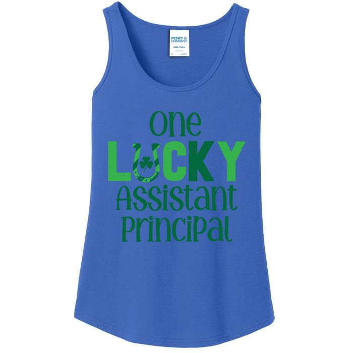 Saint Patricks Day Costumes One Lucky Assistant Principal Cool Gift Ladies Essential Tank