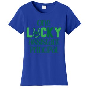 Saint Patricks Day Costumes One Lucky Assistant Principal Cool Gift Women's T-Shirt