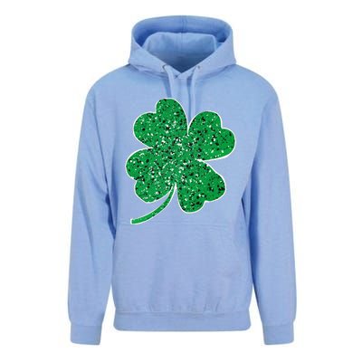 Saint Patrick's Day Shamrock Leopard Clover Green Unisex Surf Hoodie