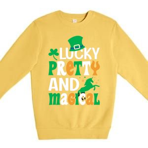 St Patricks Day Gift Premium Crewneck Sweatshirt