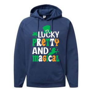 St Patricks Day Gift Performance Fleece Hoodie