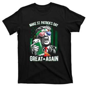 Saint Patricks Day Funny Make Great Again Trump Beer Drinking Mug Gift T-Shirt