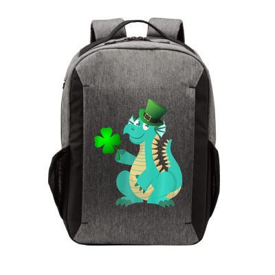 Saint Patricks Day Dragon Green Four Leaf Clover Leprechaun Vector Backpack