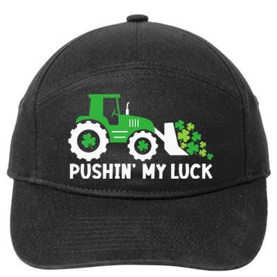 St Patrick's Day Pushing My Luck Monster Truck  7-Panel Snapback Hat