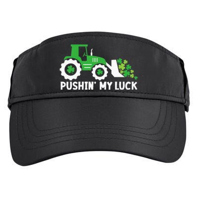 St Patrick's Day Pushing My Luck Monster Truck  Adult Drive Performance Visor