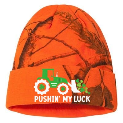 St Patrick's Day Pushing My Luck Monster Truck  Kati Licensed 12" Camo Beanie