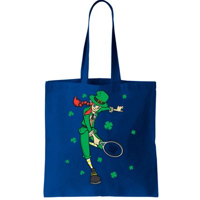 St Patrick's Day Female Tennis Player Meaningful Gift Tote Bag