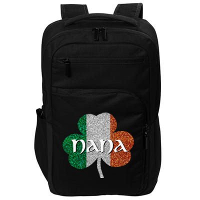 Saint Patrick's Day Nana Tfun Grandmother Gift Impact Tech Backpack