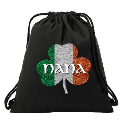 Saint Patrick's Day Nana Tfun Grandmother Gift Drawstring Bag