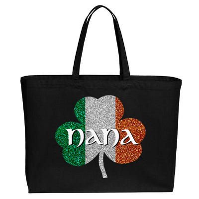 Saint Patrick's Day Nana Tfun Grandmother Gift Cotton Canvas Jumbo Tote