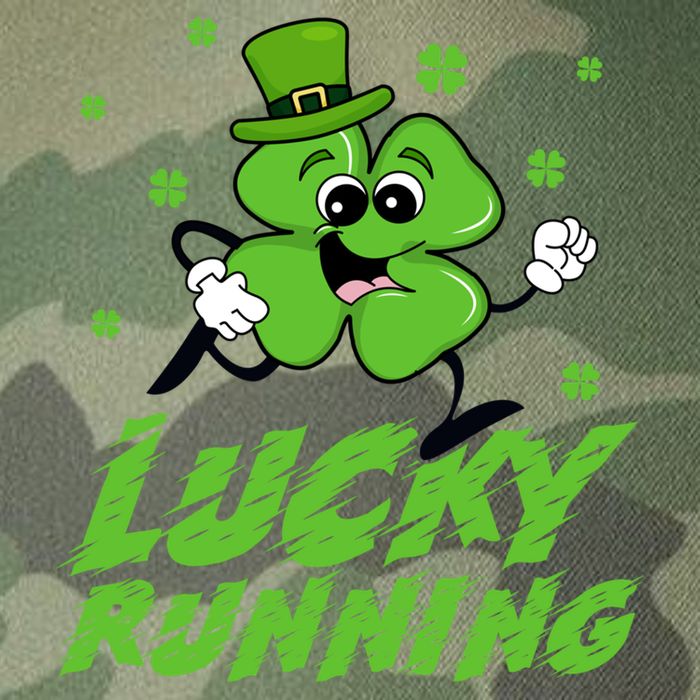 St Patrick's Day Irish Shamrock Lucky Running Marathon Team Gift Legacy Tie Dye Trucker Hat