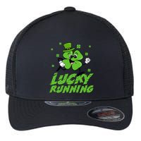 St Patrick's Day Irish Shamrock Lucky Running Marathon Team Gift Flexfit Unipanel Trucker Cap