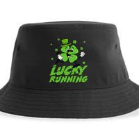 St Patrick's Day Irish Shamrock Lucky Running Marathon Team Gift Sustainable Bucket Hat