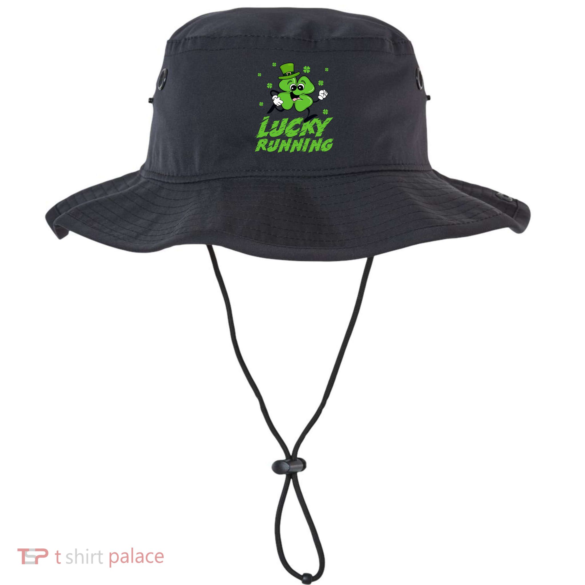 St Patrick's Day Irish Shamrock Lucky Running Marathon Team Gift Bucket Hat
