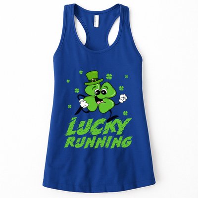 St Patrick's Day Irish Shamrock Lucky Running Marathon Team Gift Womens Tank Top