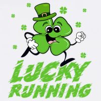 St Patrick's Day Irish Shamrock Lucky Running Marathon Team Gift Garment-Dyed Sweatshirt