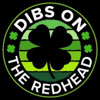 St Patricks Day Funny Irish Dibs On The Redhead Flat Bill Trucker Hat