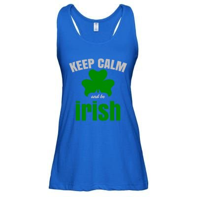 St Patricks Day Cool Gift Gift Keep Calm Be Irish Ladies Essential Flowy Tank