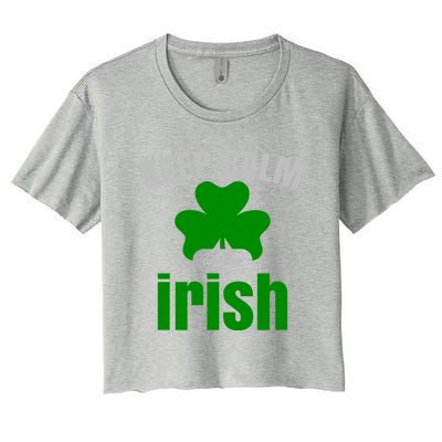 St Patricks Day Cool Gift Gift Keep Calm Be Irish Women's Crop Top Tee