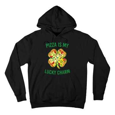 St Patrick's Day Is My Lucky Charm Pizza Shamrock Hoodie