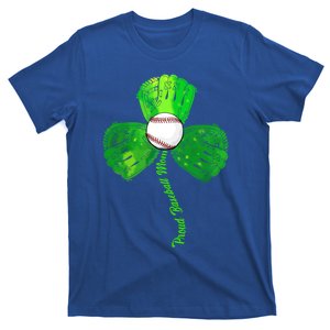 St Patricks Day Baseball Catcher Softball Irish Mom Shamrock Gift T-Shirt