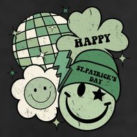 St Patricks Day Retro Smile Disco Party Cool Comfort Performance Bucket Hat