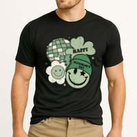 St Patricks Day Retro Smile Disco Party Performance Shirt