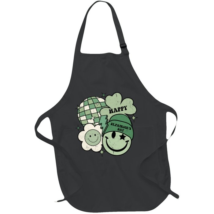 St Patricks Day Retro Smile Disco Party Apron