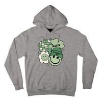 St Patricks Day Retro Smile Disco Party Tall Hoodie