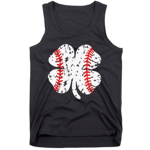 St. Patrick's Day Shamrock Baseball Saint Paddy's Tank Top